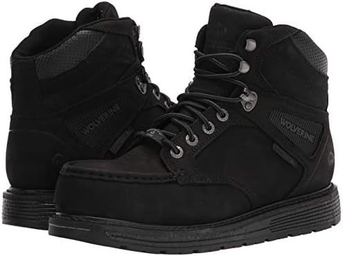Wolverine Men's Hellcat MOC 6" CM Wedge Boot, Black, 8.5 | Image 6