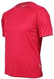 Acabado perfecto. CONA SPORTS - Camiseta de manga corta unisex rojo rojo Camiseta Deporte Talla:XL