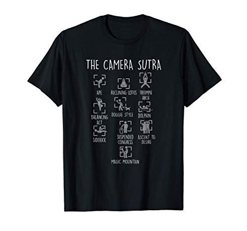 The Camera Sutra Funny Photographer T-Shirt