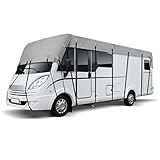 ECD Germany Dachschutzplane für Wohnwagen 6,5 x 3 m - atmungsaktiv - synthetischer Vliesstoff aus Mikro-Fasern - Dachschutzhülle Schutzdach Dachschutz Abdeckung Plane für Wohnmobil Reisemobil Caravan