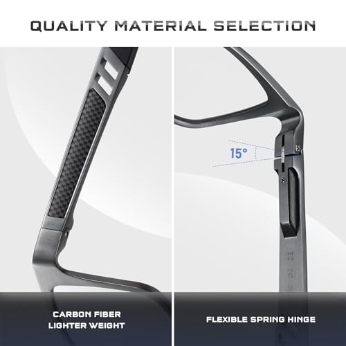 Image of Blue Light Blocking Glasses Metal Frame for Men /Woman Gaming Computer Screen Glasses