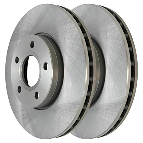 AutoShack R44366PR Front Brake Rotors Pair of 2 Driver and Passenger Side Replacement for 2013-2017 Ford C-Max 2013-2019 Escape 2004-2011 Volvo S40 2005-2011 V50 2006-2012 C70 2007-2013 C30 AWD FWD