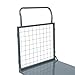 5IN1 Platform Truck with Cage, Heavy Duty Hand Truck with Casters, 2200lbs Capacity Foldable Basket Cart with 2 Handles, Flatbed Push Dolly for Groceries/Garage/Warehouse(Grey)