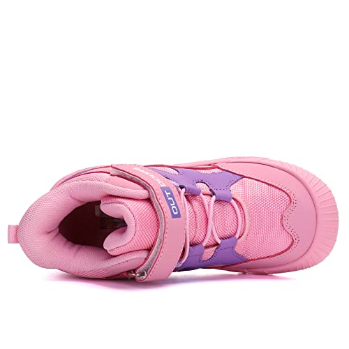 Eliogn Boys Girls Ankle Hiking Boots Outdoor Mountaineering Sports Hiking Shoes High Top Sneakers for Kids3