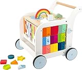 Un gioco con elementi girevoli promuove la comprensione dei colori e la conta delle nuvole promuove invece la comprensione delle quantità in modo ludico