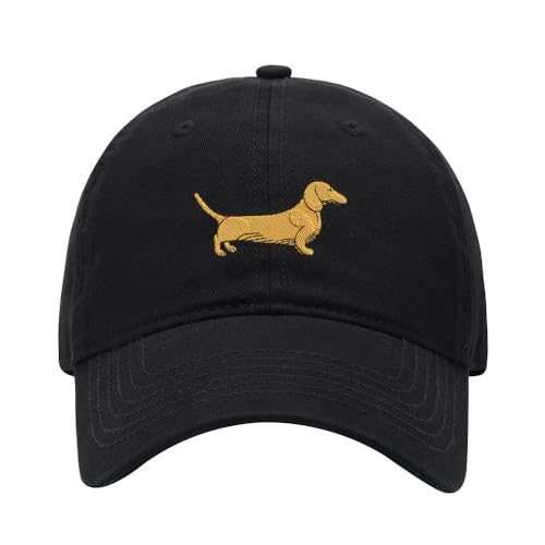 Gorra con bordado de perro Dachshund para hombre y mujer miniatura 1