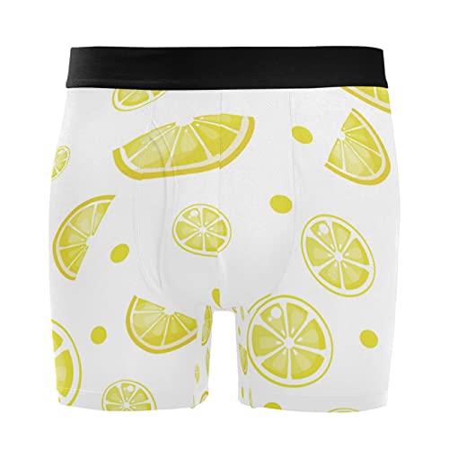 Bóxer para hombre elástico transpirable con estampado original de frutas