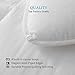 Oaken-Cat 100% Cotton Cover Down Alternative Comforter Queen - All Season Ultra-Soft Skin-Friendly Cloud Breathable Microfiber Comforter Duvet Insert (90x90, White)