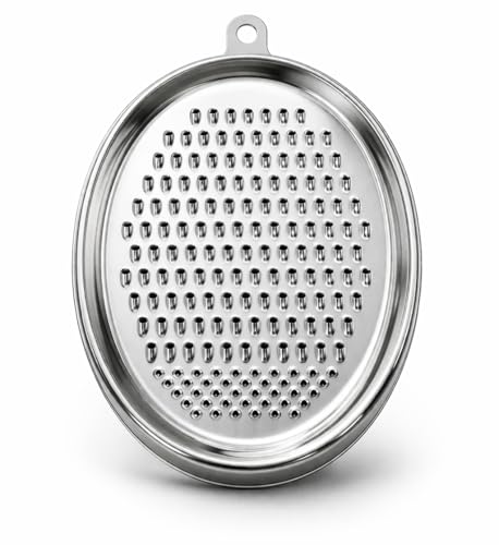 Garden Of Arts Stainless Steel Grater and Slicer for Vegetables, Coconut Fruits Sweets Cheese Easy to Handle Also Known as Kisni