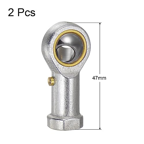 Uxcell A23042300UX0442 2Pcs Phs8 M8 Female Rod End Bearing M8X1.25 Right Hand Thread thumb #1