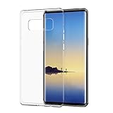 SPARIN Funda Samsung Galaxy Note 8, Carcasa Samsung Galaxy Note8 TPU Transparente [Flexibilidad] Funda de Silicona, Espalda Protección Carcasa para Samsung Galaxy Note 8