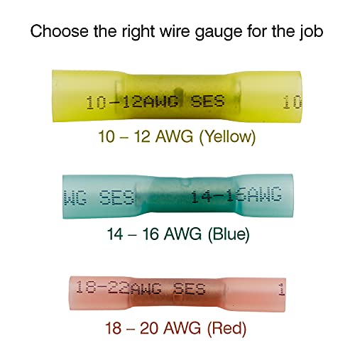 Master Appliance 10600 Industrial Quality Proseal Heat Shrink Butt Connectors, Ring Terminals, Spade Terminals, Insulated Coupler Assortment Kit, Waterproof Electrical Marine Automotive Terminals, 135-Pieces, Assembled In The Usa #TOP6