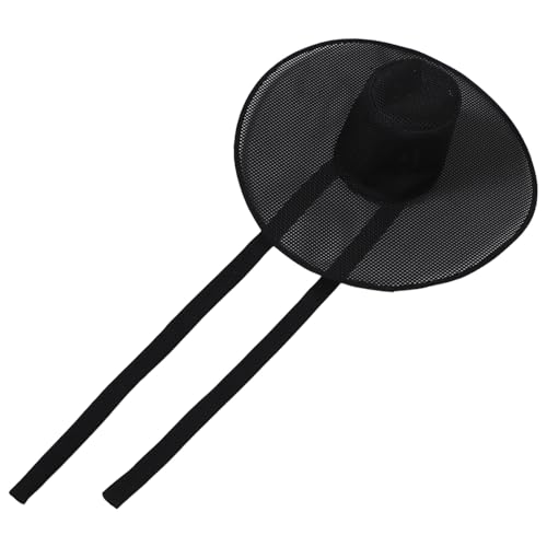 Chapeau traditionnel coréen noir accessoire de déguisement pour festival