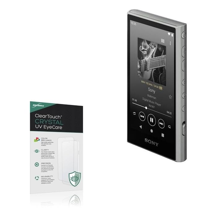 BoxWave Screen Protector Compatible With Sony Walkman (NW-A306) - ClearTouch Crystal Anti-UV EyeCare (2-Pack), Filters out Harmful Blue Light Reduce Fatigue