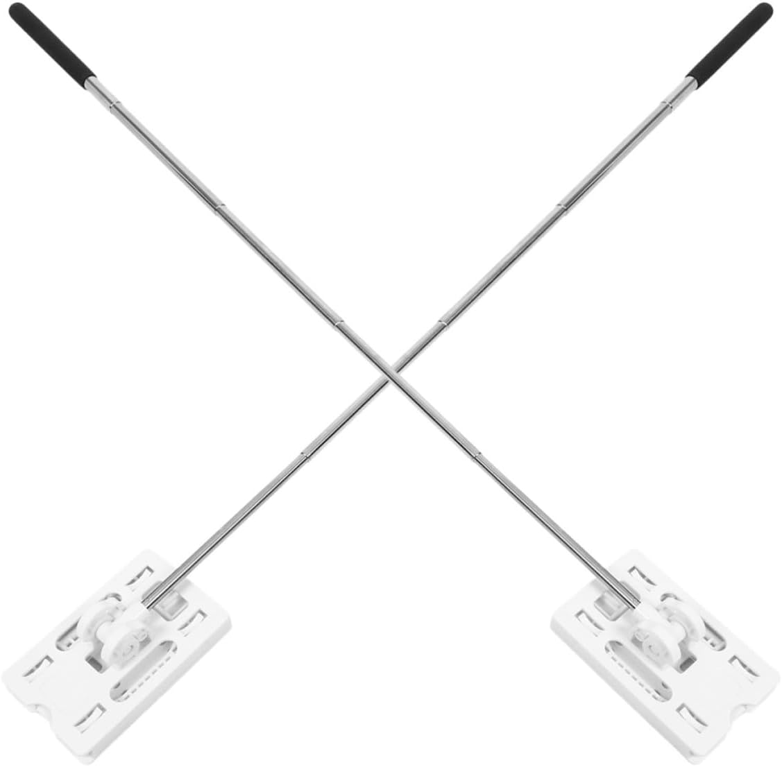Outanaya 2pcs Telescoping Parking Rod for Drivers, Stainless Steel White