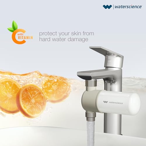 Image of WaterScience VERSA Skin Care Filter for Hard Water with Vitamin C | Tap Filter for Hard Water | Wash Basin Filter for Skin - VERSA-SCF-725