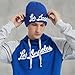 Los Angeles 3D Embroidery Classic Cuffed Knit Hat Beanie Toque Skull Cap - Blue OneSize