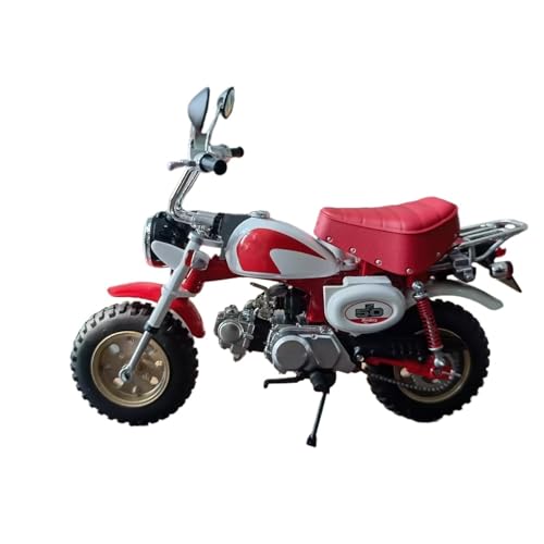 Moto Miniature en Alliage 1/12 Modèle de Voiture Moulé sous Pression pour Jouet Singe