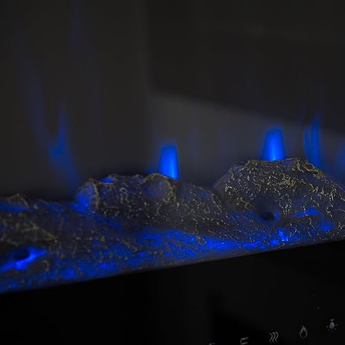 Decor Space Einbau-Elektrokamin "Chicago" 1500 W moderne Einrichtung – Bild 6