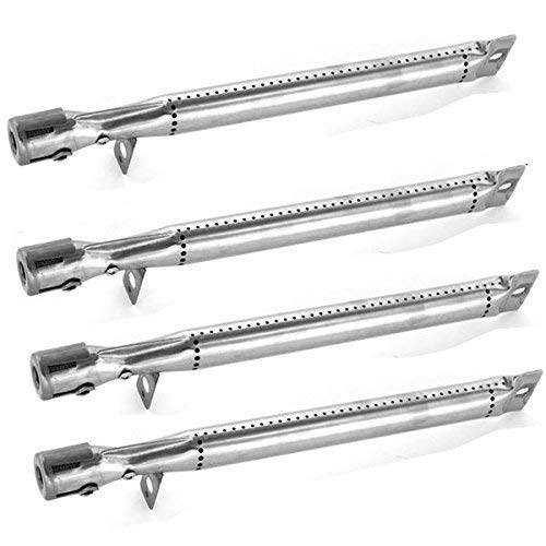 4 Pack Replacement Stainless Steel Burner for BBQ Pro BQ04022, BQ04023, BQ04023-2, BQ04023-2AS, BQ04025, BQ04028 and Outdoor Gourment BO9LB1-32, BQ04022, BQ04024 Gas Grill Models