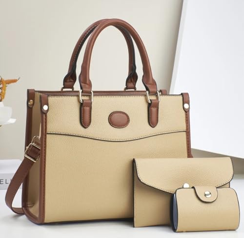 PU Brief Case Set, Ladies Waterproof Business Bag, Office Work Document Handbag, Shoulder Bag3