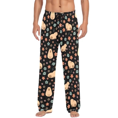 Pantalon de pyjama Capybara en coton peigné haute densité