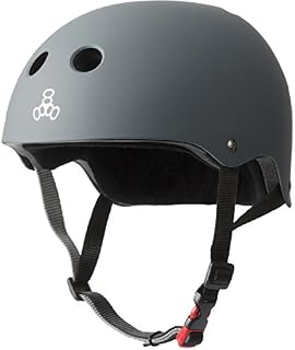 Triple Eight THE Certified Sweatsaver Helmet for Skateboarding, BMX, and Roller Skating, Carbon