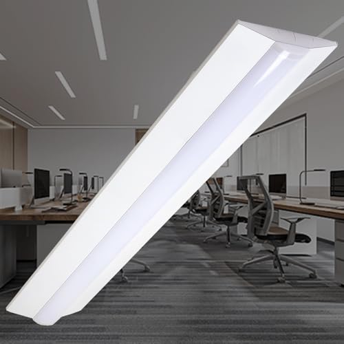 LEDベースライト 40W型 2灯相当 超高輝度10000lm 50W 昼光色 昼白色 白色 電球色 逆富士型 LED蛍光灯 器具一体型 一体型ベースライト 40形 逆富士型蛍光灯 40W形 逆富士形 照明器具 40型 天井直付型 125cm 薄型 防震