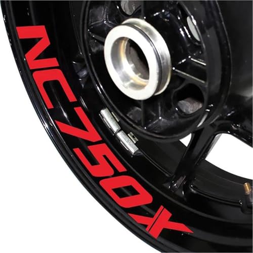 Autocollants réfléchissants jante moto NC750X imperméables et durables