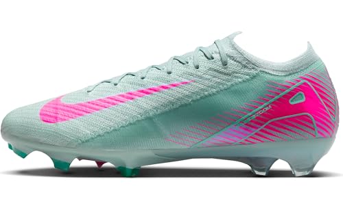 Nike Mercurial Vapor 16 Elite FG Low-Top Soccer Cleats (FQ1457-301, Ocean Cube/Pink Blast)