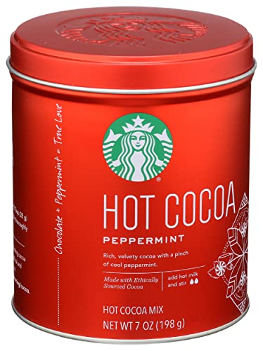 Starbucks Hot Cocoa, Peppermint, 7 Ounce