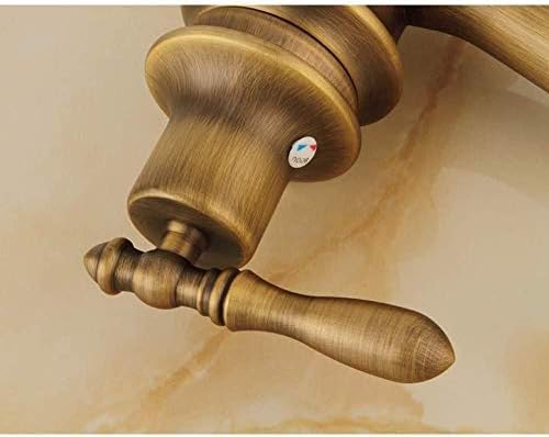 Robinet lavabo plateforme haute cuivre eau chaude froide mitigeur - 6
