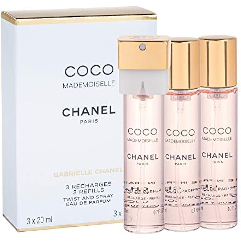 Chanel Chanel Coco Mademoiselle Twist & Spray Eau De Parfum Refill 3x20ml/0.7oz 상세이미지 3