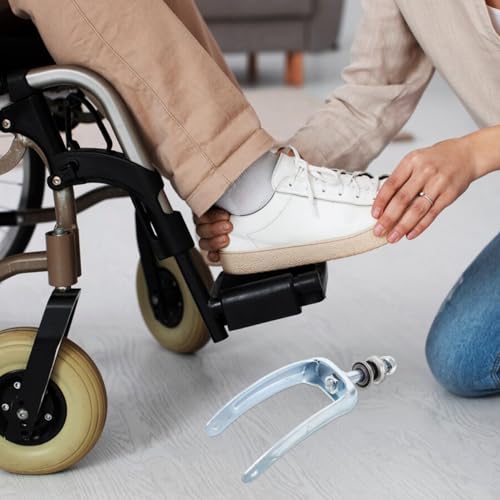 OUNONA Rollstuhl Vordergabel 8.46 Zoll Stahl Ersatzteil Für Elektrische Und Manuelle Rollstühle Mit Robuster Radhalterung Für Verbesserte Mobilität Und Einfache Montage