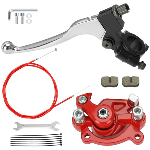 CILOYU Mini Bike Brake Lever Kit + Mini Bike Brake Caliper Replacement for Coleman CT100U CC100X Baja DB30 Motovox MBX10 MBX11 MMB80 MMB105 79cc 97cc 100cc Powersports Parts 61 Brake Cable