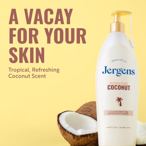 Image of Jergens Hydrating Coconut Body Lotion For Dry Skin, 21 fl oz