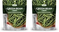 DJ&A Green Bean Crisps, Green Bean (Pack of 2)
