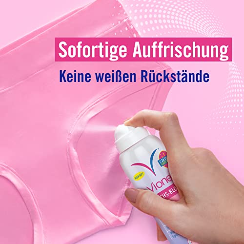 Vionell Intim Deo Damen, Intimdeodorant, Mild Deodorant Für Frauen, Hilft Gerüche Bis Zu 24 Stunden Zu Verhindern, Mit Frischem, Zartem Duft, 125 ml