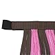 PFIFF 103103 Halfter-Set „Sunny“, 3-teiliges Set aus Halfter, Strick und Fliegenfransen, individuell anpassbar, Braun-Pink, Full