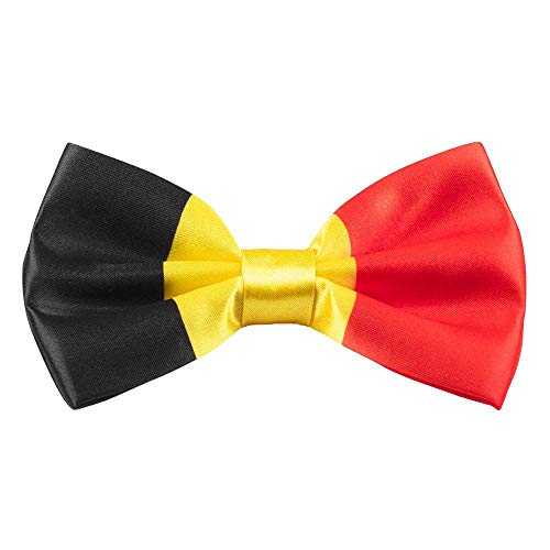 Nœud papillon supporter Belgique adulte - Multicolore - Taille Unique