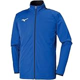 [ミズノ] トレーニングウェア ライトニットジャケット 吸汗速乾 ドライ 細身 ジュニア 32MC9120 サーフブルー 日本 S (日本サイズS相当)