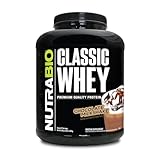 NutraBio Classic Whey Protein Powder- Full-Spectrum Amino Acid Profile - No Fillers, Artificial Colors, Preservatives - Low Glycemic Index - Chocolate Milkshake, 5 Pounds