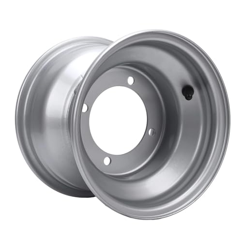 Image of BildeeMait Aluminum Alloy Rear Wheel Rim for Hub 18x9.50-8 Quad Go Kart, 4-Hole 8-Inch Rim with High Hardness and Excellent Traction