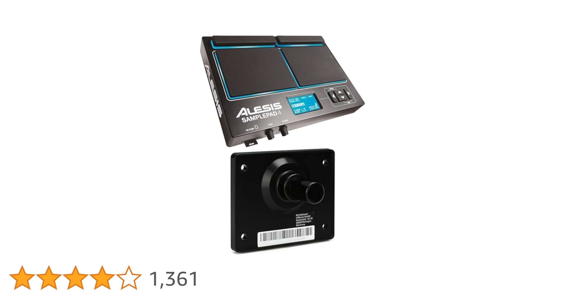 Alesis Sample Pad 4 + Module Mount - Percussion/Sample