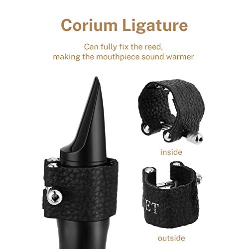 image for Eastar Alto Saxophone Mouthpiece for Sax EMP-21A WIND BAND Series 