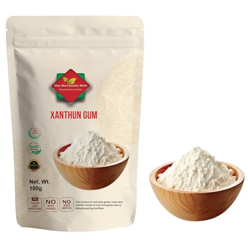 Xanthun Gum (100g/3.52oz) | Extra Fine Powder | Non-GMO Thickener for Sauces Soups Dressings | Vegan | Gluten Free | Premium Quality