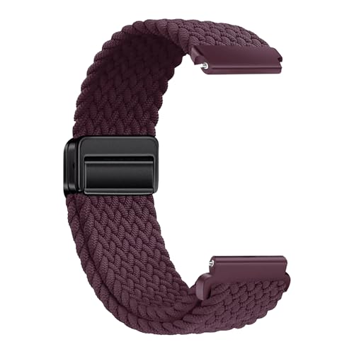 Image of ACM Watch Strap Woven Braided Magnetic 22mm compatible with Fastrack Xtreme Pro Smartwatch Adjustable Belt Band