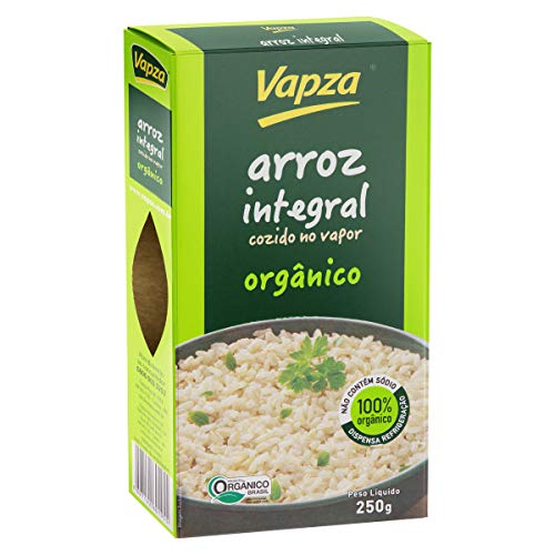 Arroz Cozido no Vapor Integral Orgânico Vapza 250g