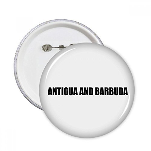 Pins Antigua-et-Barbuda noir pour personnaliser vos vestes au quotidien