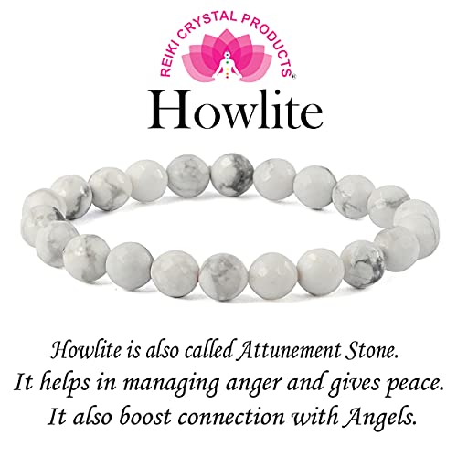 Image of Reiki Crystal Products Certified Natural Crystal Stone 8 mm Diamond Cut /Faceted Beads Bracelet for Men & Women | Reiki Charged Gemstone Bracelet | Multiple Crystal Variants Available
